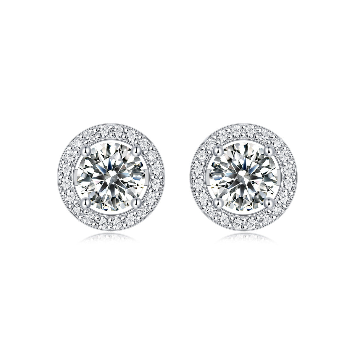 S925 silver earrings for women new round earrings