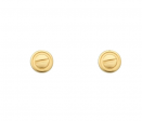 202524189 Love Screw Motifs Earring Yellow Gold