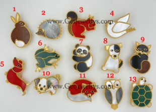 202527160 2pcs Brooches Series