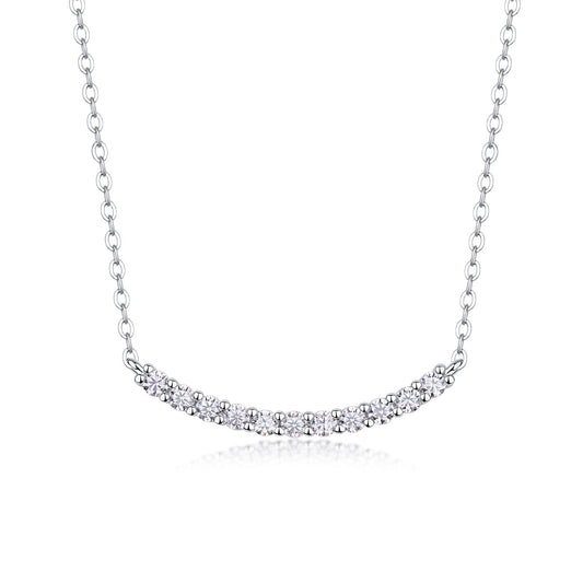 S925 silver new necklace moissanite necklace