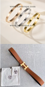 202525160 Love Bracelet Medium Model and H Belt