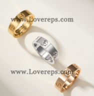 202525422 LOVE Ring Classic Mondel White Gold