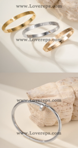 202527178  Love Bracelet-Brushed Finish and Nail Classic Model Bracelet