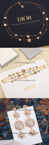 202527186 Rose des Vents Necklace and Bracelet and Earrings