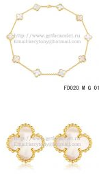 621428832 Vintage Alhambra Necklace and Earrings